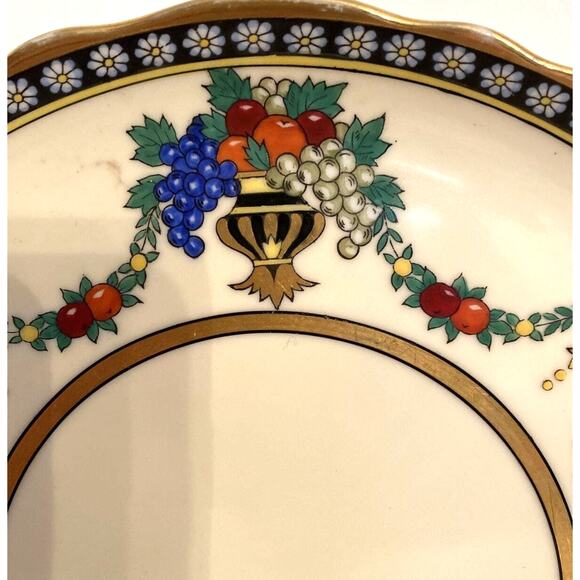 Noritake Porcelain Art Deco Style Serving Tray - Picture 3 of 9